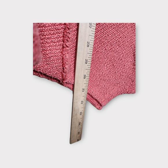 Soft Surroundings Breakwater Pullover Sweater Orange Pink Women’s Small - Picture 5 of 6